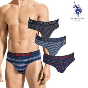 U.S. POLO ASSN 남자팬티 면스판 남자삼각팬티 브리프 I-001