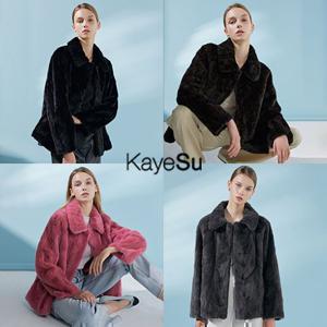 [Kayesu] 케이수 밍크 리파인드 스탠카라 자켓