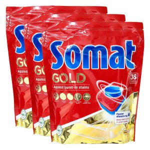 Somat 소멧 골드 올인원 36개입x3팩 식기세척기 세제