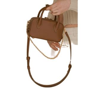 DEMERIEL Bowling Bag Medium in Brown