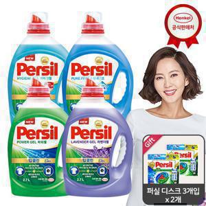 퍼실 딥클린 액체세제 2.7Lx4개 일반/드럼 겸용_퍼실 300ml 2개