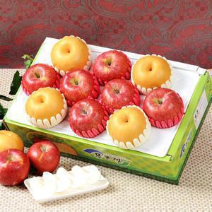 [푸르젠 추석 선물세트] 푸르젠 사과배 혼합선물세트 5호(사과 6개, 배 4개) / 예약