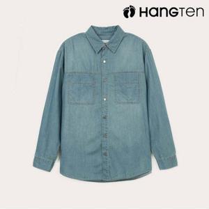 [행텐]남성 투 포켓 데님 셔츠-AE9R302020410