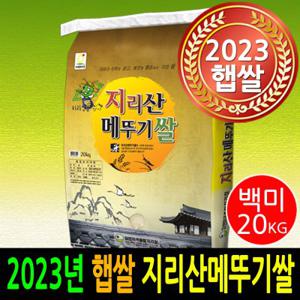 [ 2023년 남원햅쌀 ] [더조은쌀] 지리산메뚜기쌀 백미20kg / 상등급 / 남원정통쌀 우리농산물 당일도정 박스포장