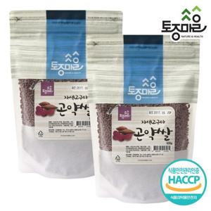 [토종마을]HACCP인증 자색고구마 곤약쌀 500g X 2개