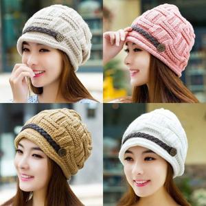 승마니트 벙거지모자 겨울 여성 뜨게 따뜻한 니트 털 포근 모자