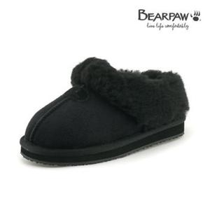 베어파우(BEARPAW) 아동 털 슬리퍼 JULIE MULE KIDS 블랙 K2542001ND-K