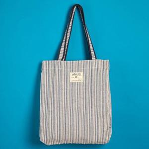 [옐로우스톤] 숄더백 LEATHER STRAP LINEN BAG -YB1002BU /BLUE