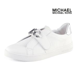 마이클코어스(MICHAEL KORS) ★JEM MK (kids) 벨크로 화이트슬립온 ★(MK100087NC)( kids/girls)