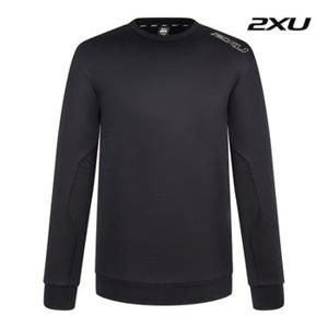 [2XU] 기모 남성 Brushed 리커버리 크루 넥 티셔츠_X1WM13831BLK