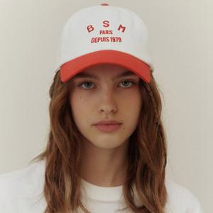 [23HS] BSM LOGO BALL CAP (MULTI) - RED