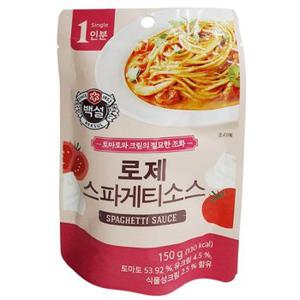 씨제이제일제당 로제 스파게티 소스 150G X ( 2매입 )