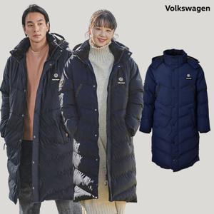 UQJ 폭스바겐롱패딩 22 FW 남녀공용 롱헤비다운점퍼 네이비