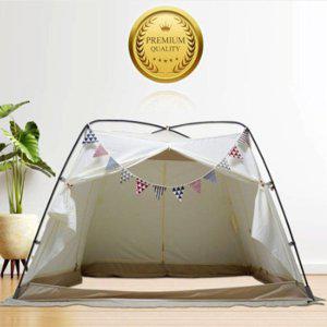 바닥없는 침대위 난방텐트 슈퍼싱글 퀸 1인용 방안 텐트