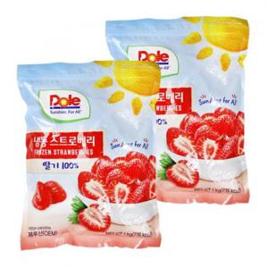 Dole 냉동 딸기 1kg + 1kg (페루산)