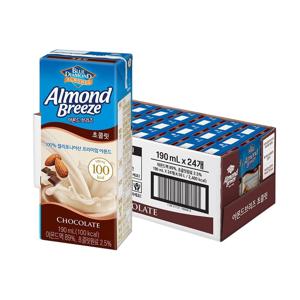 매일 아몬드브리즈 초콜릿 190ml 24팩/두유/음료/음료수