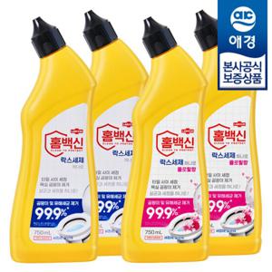 [애경]랩신 홈백신 락스세제 하나로 750ml x4개