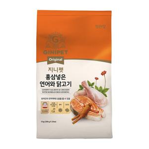 [10%다운로드쿠폰] 정관장 지니펫 오리지널 홍삼넣은 연어와 닭고기 5kg