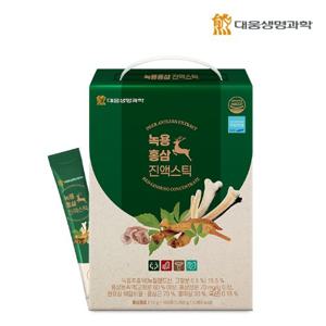 대웅생명과학 녹용홍삼 진액 스틱 100포 1박스 /대용량 6년근홍삼 명절선물세트