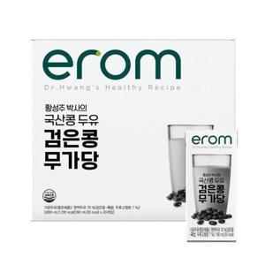 갤러리아_이롬 황성주 검은콩 무가당 두유 80팩 (190ml x 20입 x 4박스)