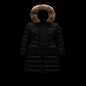 [명품][명품]몽클레어 KHLOE 클로에 로고패치 울 다운 여성 후드 롱 패딩 자켓
