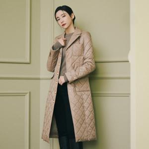 [CERRUTI1881]세루티 23FW 퀼팅 레이어 롱코트 1종