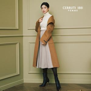 세루티1881[최초가79,000원] 23WINTER 울블렌디드 플레어 스커트