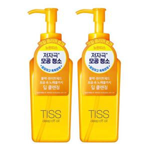 TISS 딥오프 딥클렌징오일320ml/대용량 노란티스2개