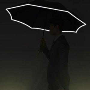 야간반사 3단 접이식우산 미니 휴대용 안전 자동우산