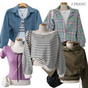 제이프랑 여성용 티셔츠 여름신상 최대50%할인/가성비 세일 맨투맨/후드/니트/트레이닝