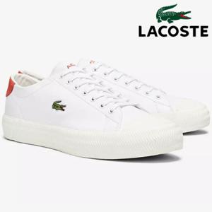  라코스테  라코스테 그립샷 화이트 7-41CFA0018B53 브랜드 여성 발편한 가죽 신발 흰색 단화 스니커즈 운동화