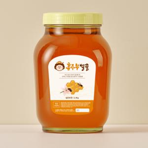  금보자기 증정 홍주부 국내산 사양벌꿀 잡화꿀 2.4kg