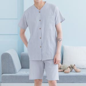 [민트코코아] 남성잠옷 인견 남자홈웨어 여름파자마 투피스세트