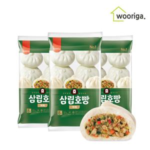 삼립 대용량 냉동 호빵 야채호빵 90g×24개