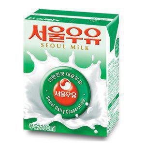 서울우유 멸균 우유 200ML 48개