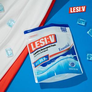 LESI:V 레시브 에센셜 6in1 캡슐 세탁 세제(45개입) 고농축 세탁세제