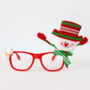 [세븐제이스][GI67896]크리스마스 파티용품 중절모눈사람 파티 안경 (13568901)