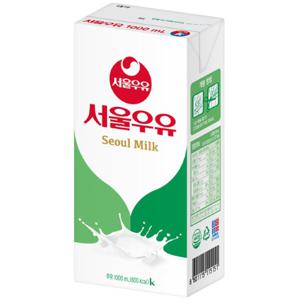  HOT (현대Hmall) 서울우유 서울 멸균우유 1000ml x 10팩 (유통기한 23년 6월16일까지)