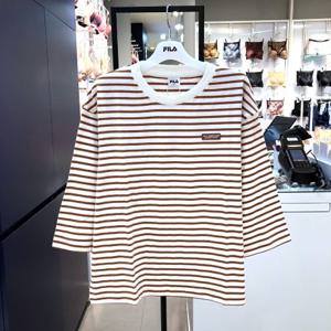 (고급) 휠라 인티모 라이프웨어 스트 여성 7부 티셔츠 (BRK) 여자반팔 면
