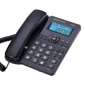  대명전자  NU 대명 DM-806 발신자표시전화기 유선전화기 팩스연결 카드결제기연결 유선 전화기 CID 무음기능 재발신 단축번호