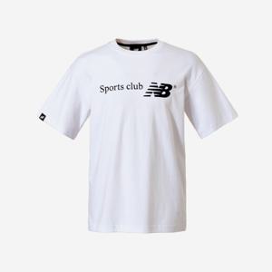 (고급) 뉴발란스 유니 NB 스포츠 클럽 티셔츠 NEC22003 WHITE