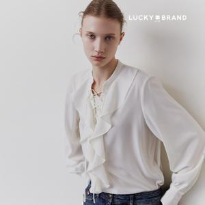 [Lucky Brand] 럭키브랜드 러플 블라우스 1종