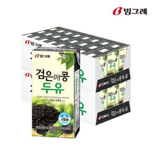 빙그레 검은깨콩두유 고칼슘 190ml 48팩