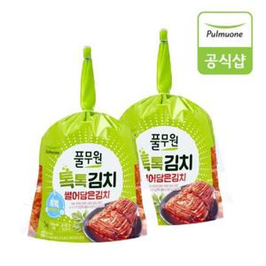 [풀무원] 톡톡 썰은김치 1kgX2봉_총2kg