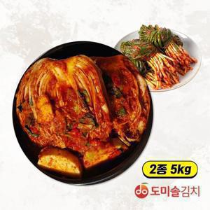 [도미솔사랑채김치] 포기4kg+파김치1kg, 총 5kg