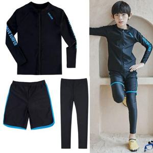 [삐까부]아동 주니어 초등 키즈 래시가드 수영복 상하세트 남아 래쉬가드SF-82(블루)