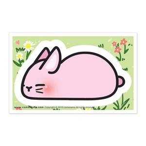 [주문제작] [꼬모네임] 500매 토끼 쿨쿠리 메모스티커 직접쓰는 네임스티커