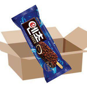 엔초 초코 아이스크림 40개 1박스 초콜릿 하드 엔쵸 대량 구매 단체 간식 학교 회사