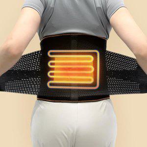 터보 쑥 찜질벨트 원적외선 허리 복부 무선 온열 찜질기 복대 배 충전식 찜질팩 전기 온열기