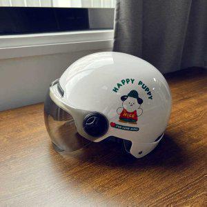 강아지헬멧 사계절 안전 고글 모자 액세서리 고양이